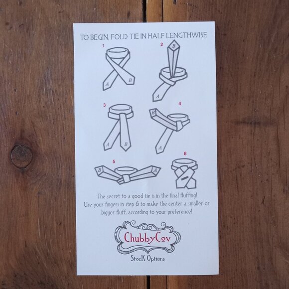 New Chubby Cov Stock Tie - Picture 4 of 4